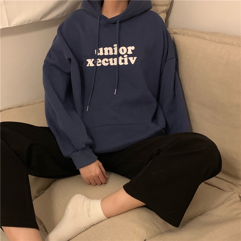 NRVP Áo Hoodie Dáng Rộng Thời Trang Hàn Quốc 2022 Dành Cho Nữ