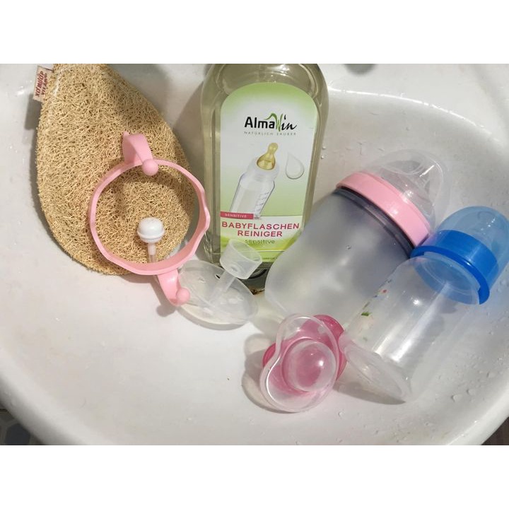 Nước rửa bình sữa cho bé Almawin - 500ml