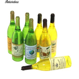 Set 3 mô hình chai rượu vang trang trí nhà búp bê
