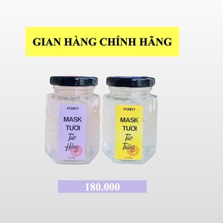 Combo Mask Tảo Collagen P1 | Của Ponry (Kèm cọ đắp & bọt biển rửa mặt)