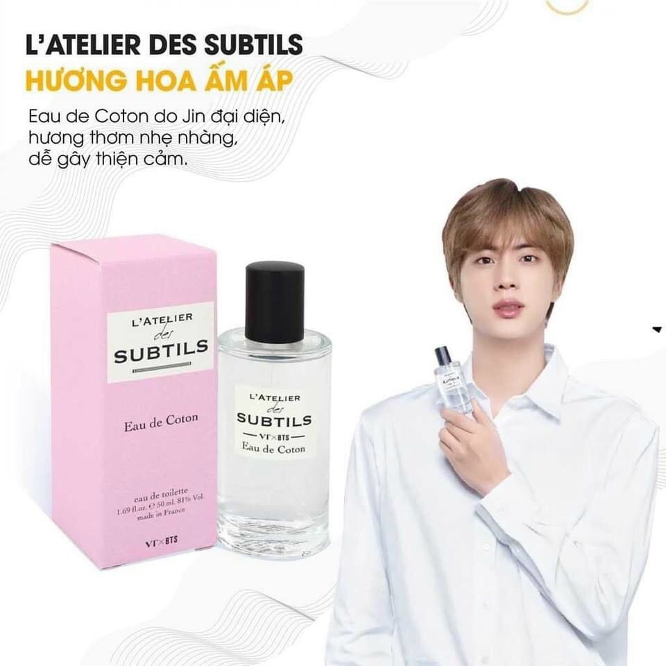 Nước Hoa Toàn Thân Idol Vt x Bts 50ml-Lưu Hương Cả Ngày Dài