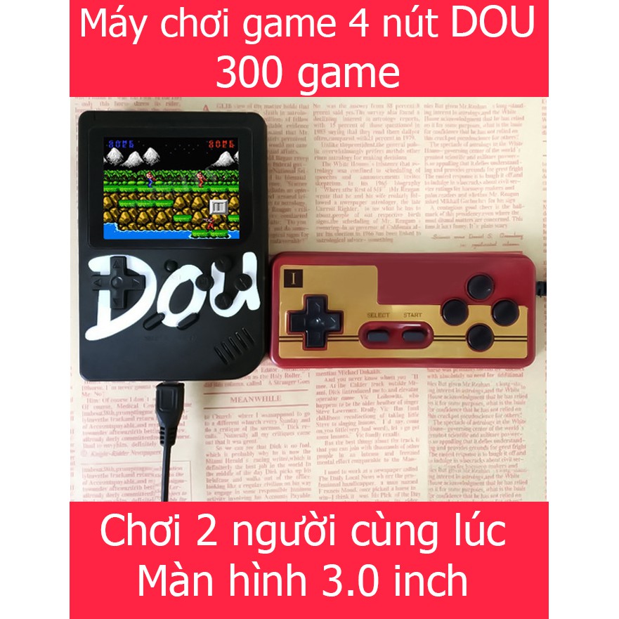 Máy chơi game DOU 300 game - chơi 2 người - màn hình 3.0 inch