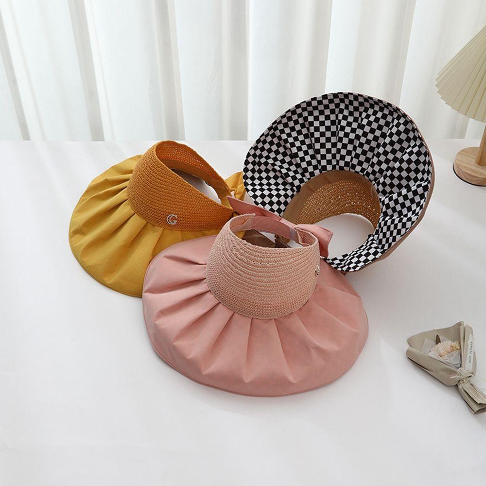 Nón Tai Bèo Vành Rộng Đan Móc Thời Trang Đi Biển Mùa Hè Cho Nữ