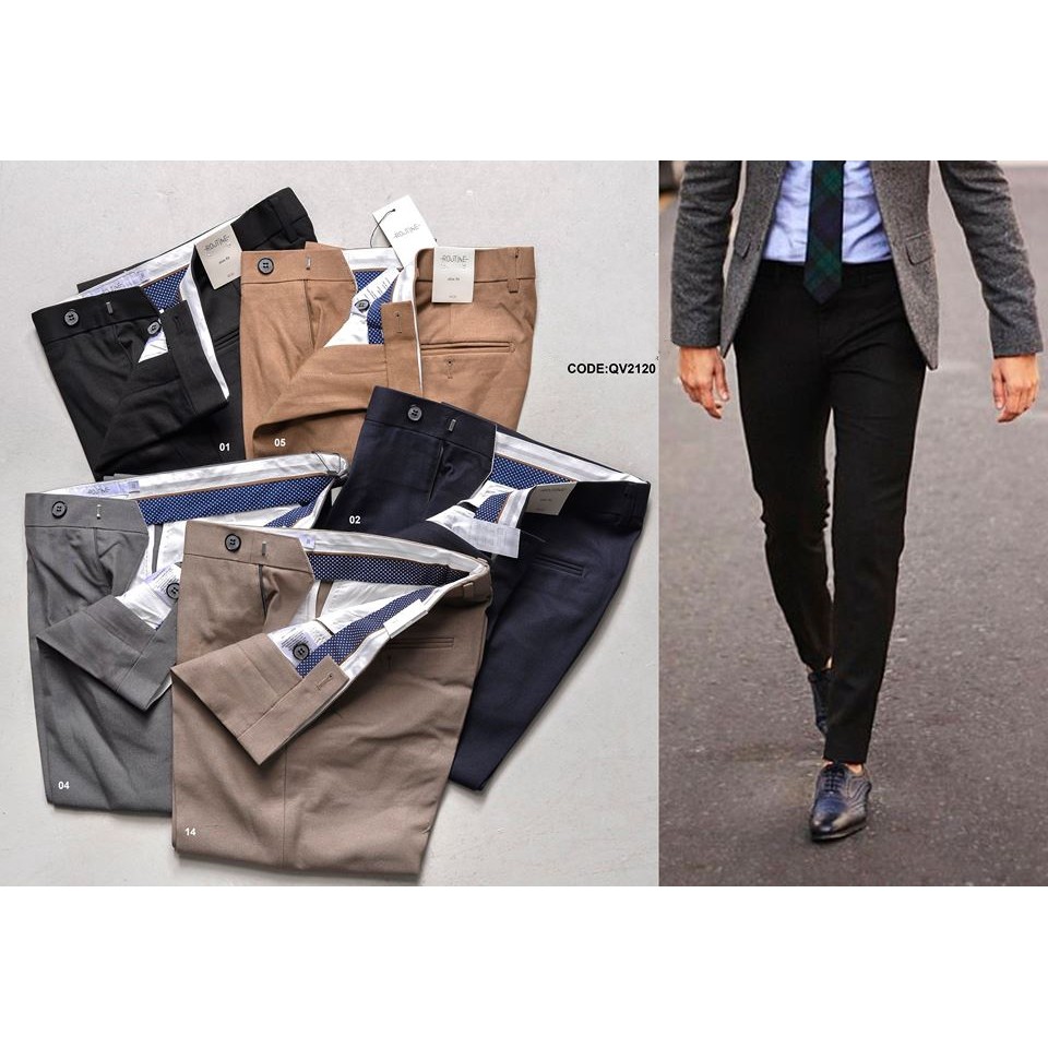 Quần tây SLIMFIT co giãn nhẹ quần âu thời trang cho mọi lứa tuổi và quan trọng nhất là chất cao cấp !