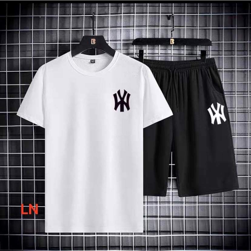 Sét bộ  áo logo wy   Chất cotton su LN55H