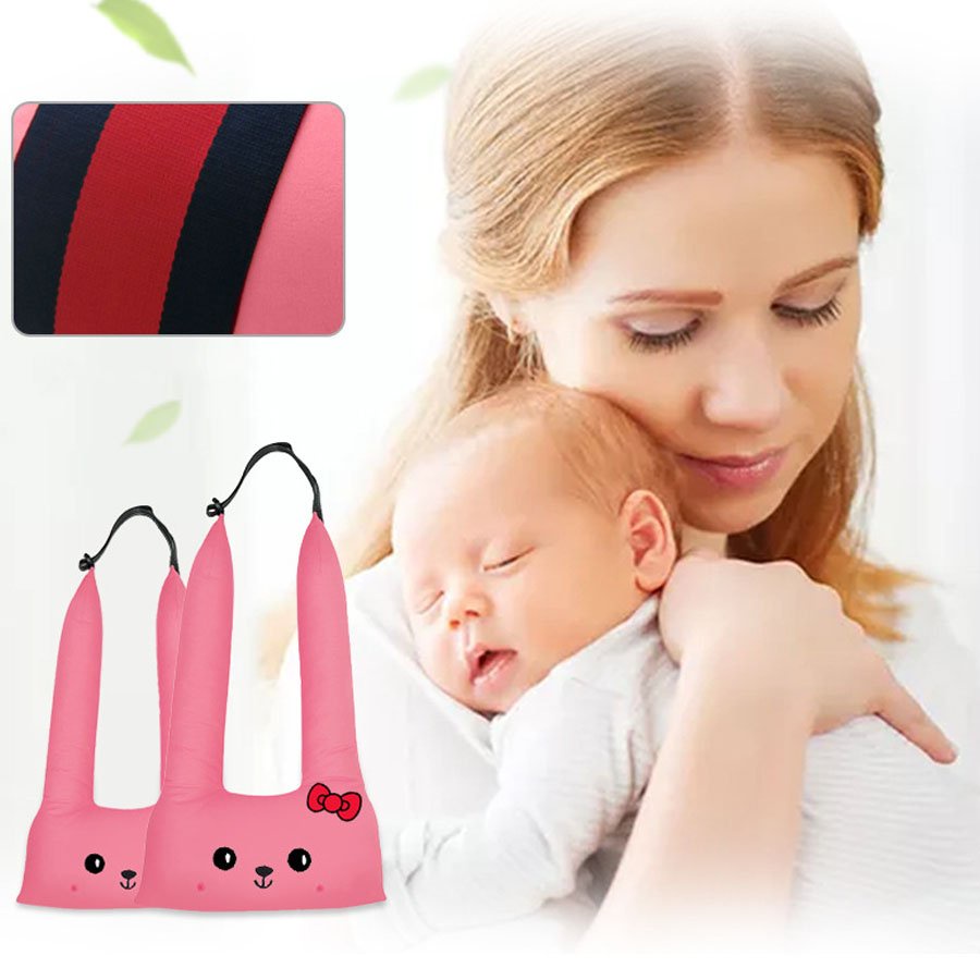 Gối ôm cho bé trên xe ô tô, đai an toàn cho bé ngồi ô tô, gối chữ u cho bé thiết kế đẹp