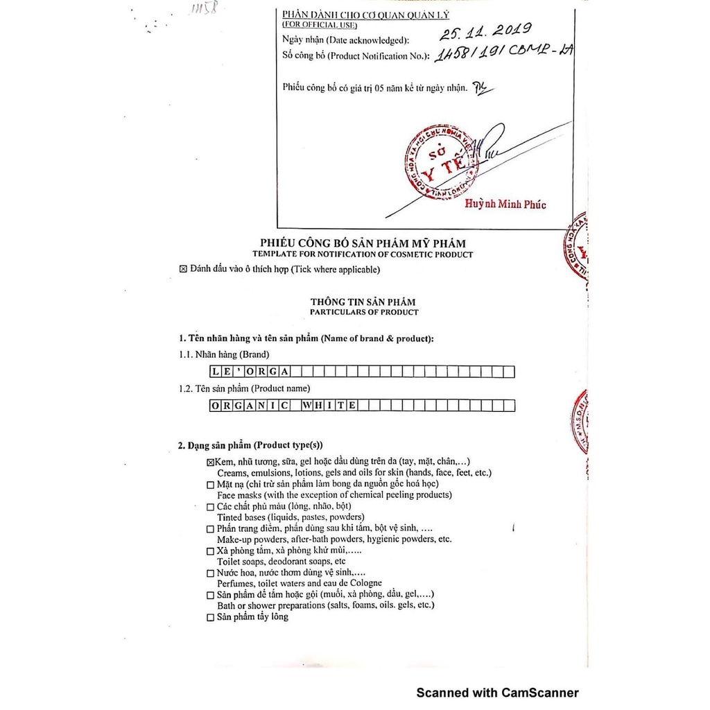 Kem Ban Ngày Chiết Xuất Từ Qủa Bơ Organic White - Trắng Da, Chống Nám, Chống Nắng Le'Orga 10ml | BigBuy360 - bigbuy360.vn