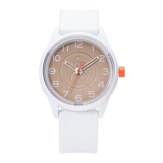 Đồng hồ unisex dây cao su q&q smile solar rp00j041y - trắng