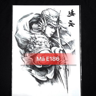 Hình Xăm Dán Tướng Binh E186