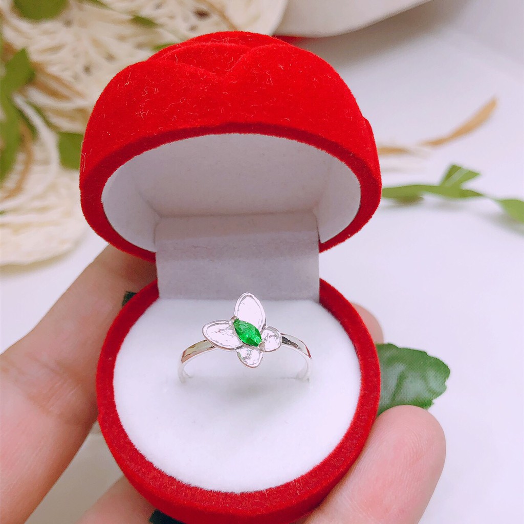 NHẪN NỮ BẠC TA - NHẪN BƯỚM FREE SIZE