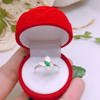 Nhẫn nữ bạc ta - nhẫn bướm free size