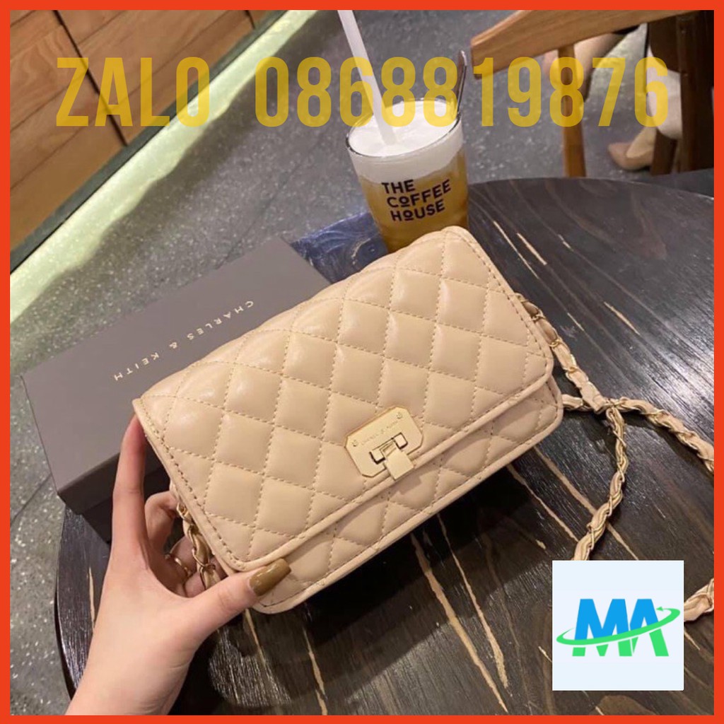 Túi C&K khoá gập ❣️freeship❣️TÚI ĐEO CHÉO NỮ