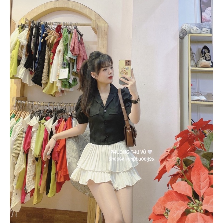 Áo Vest Blazer Dáng crotop Sang Chảnh Trẻ trung 🎀 FREESHIP🎀 sẵn nhiều màu | BigBuy360 - bigbuy360.vn