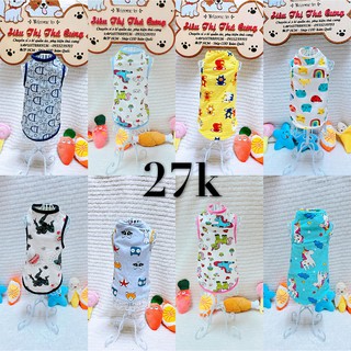 [Phần 2] ÁO BA LỖ CHO THÚ CƯNG - 100% COTTON