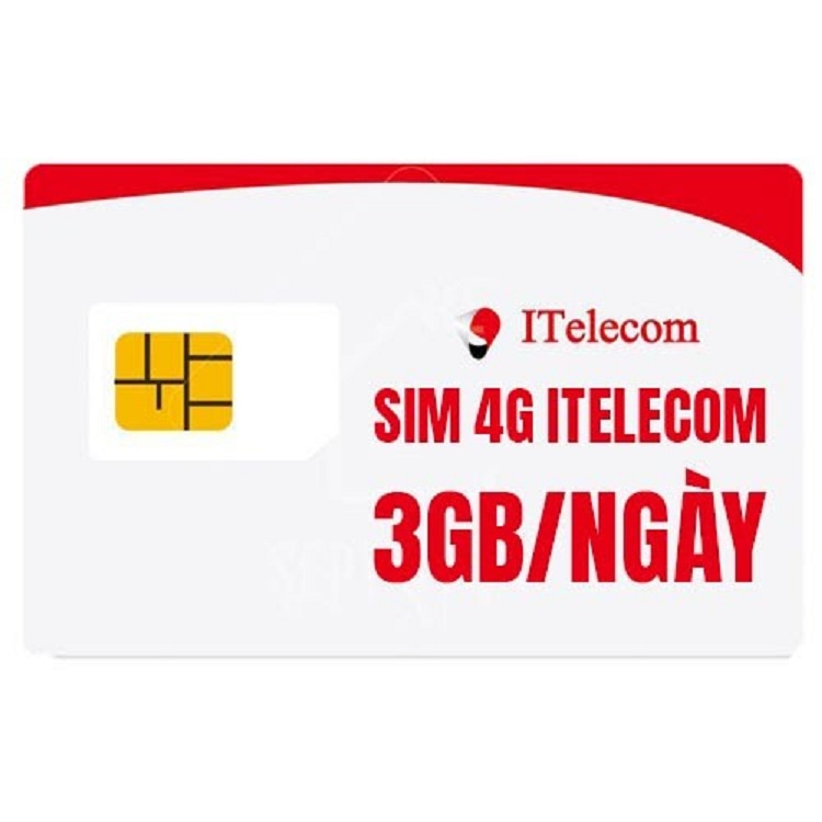 Sim 4G Vinaphone-ITe, gói May 90GB và free gọi vina dưới 20p