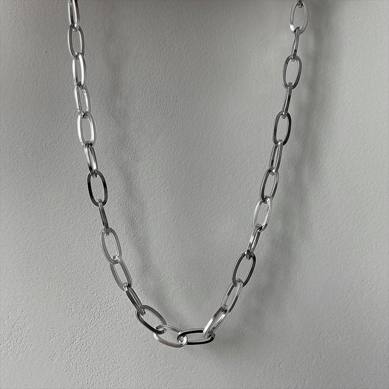 Vòng cổ Sợi Xích Ngắn Phong Cách hip hop Đơn Giản Cá Tính