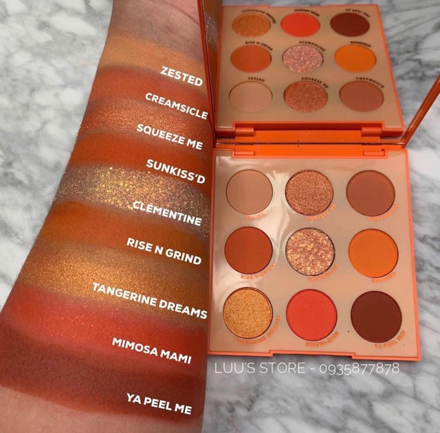 Bảng Màu Mắt Colourpop Orange You Glad