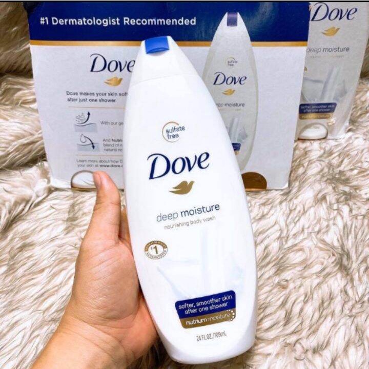Sữa tắm Dove  deep moisture set 3 chai 709ml