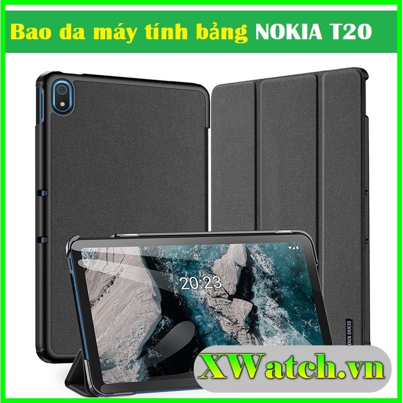 Bao da DUX XUCIS chống sốc Nokia T20 10.4 Inch TA-1392 TA-1394 TA-1397 bao da xịn phân khúc cao cấp