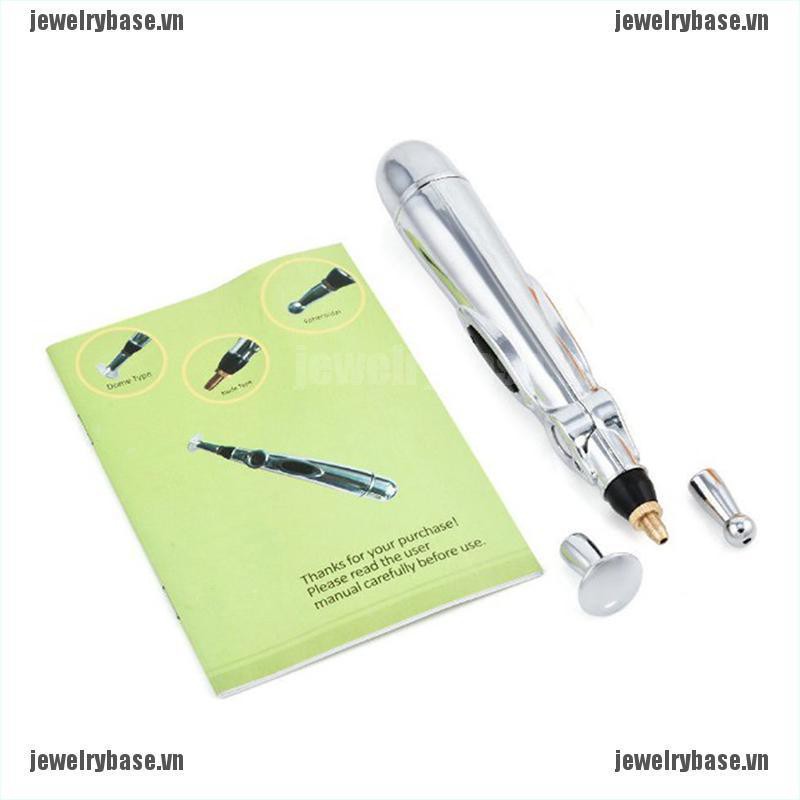 [Base] Therapy Pen Electronic Acupuncture Meridian Energy Heal Massage Pain Relief Pen [VN]