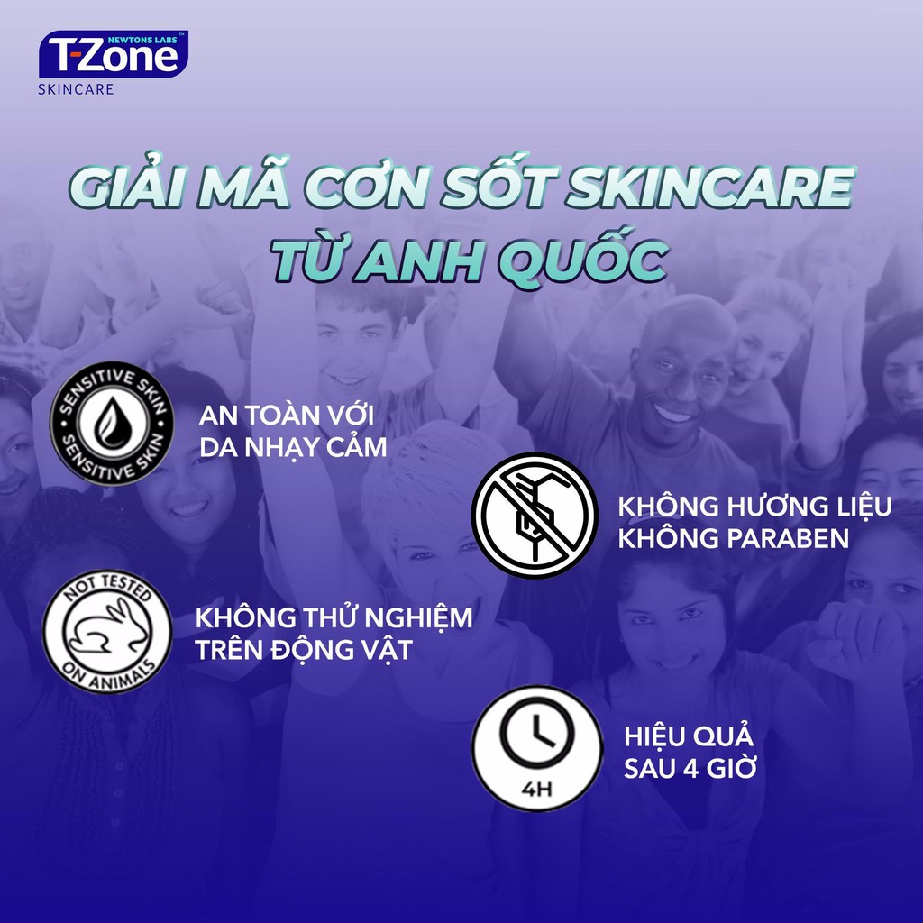 Toner Làm Sạch, Diệt Khuẩn Tinh Chất Tràm Trà T-Zone 200ml