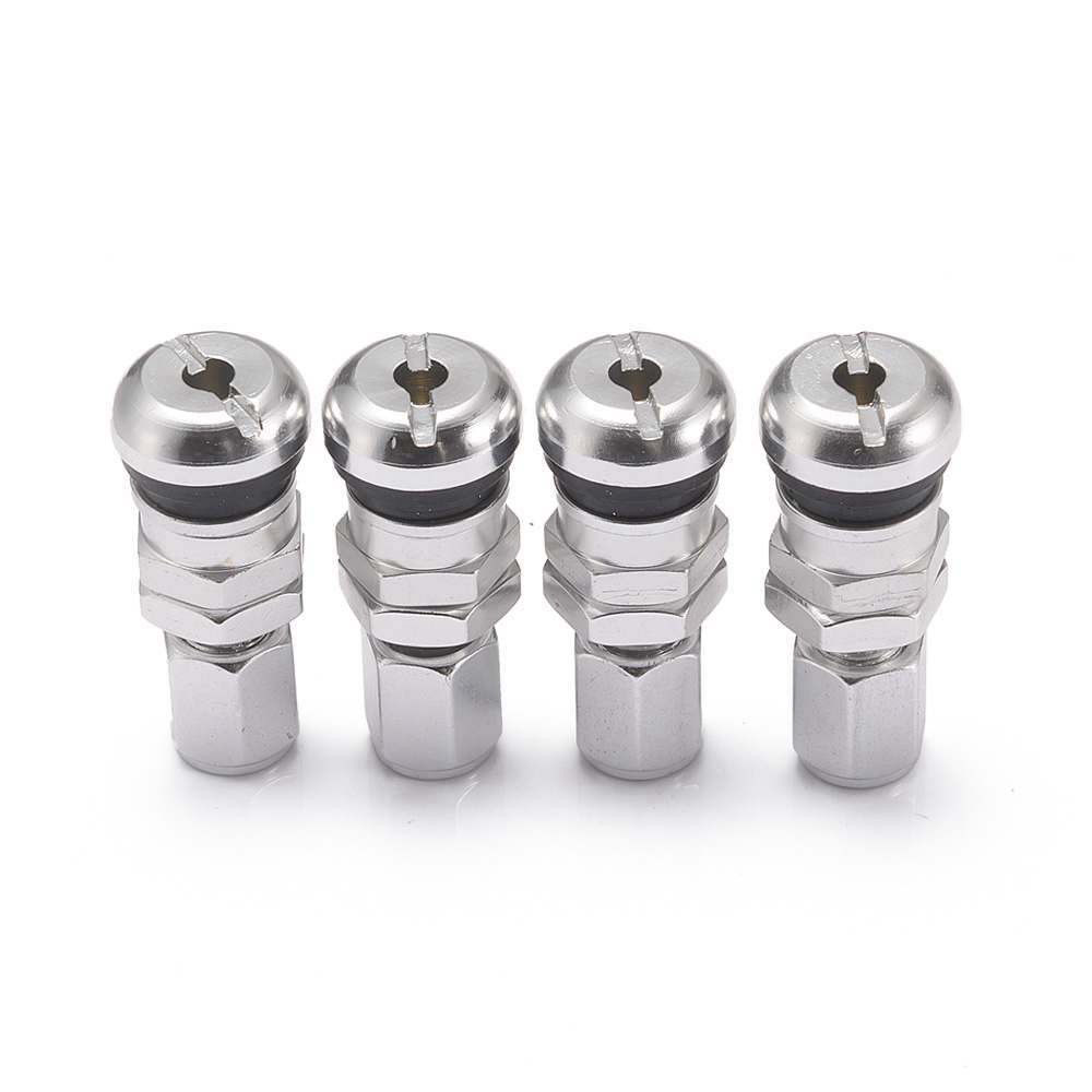 Set 4 Nắp Van Lốp Xe Ô Tô Bằng Nhôm