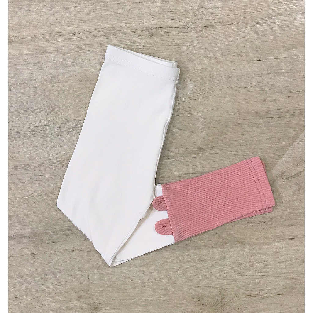 Quần legging Agabang xuất hàn - Hồng và Ghi