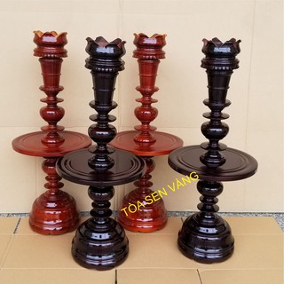 Chân Đèn Gỗ - Cặp Chân Đèn Gỗ Cao 60cm