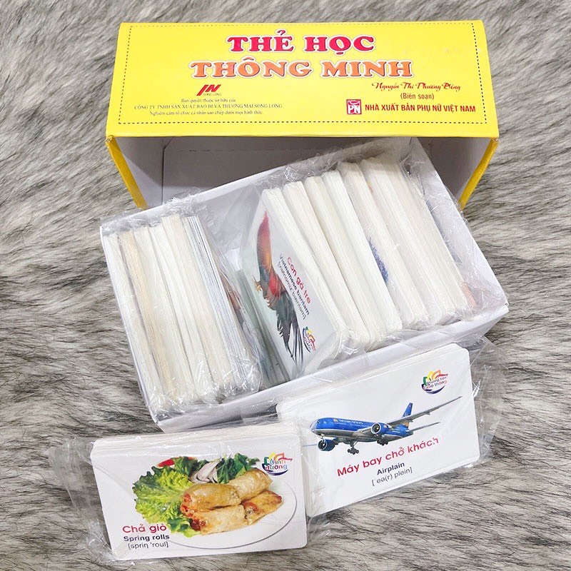 Bộ thẻ học thông minh cho bé , Flashcard gồm 16 chủ đề cho bé khám phá