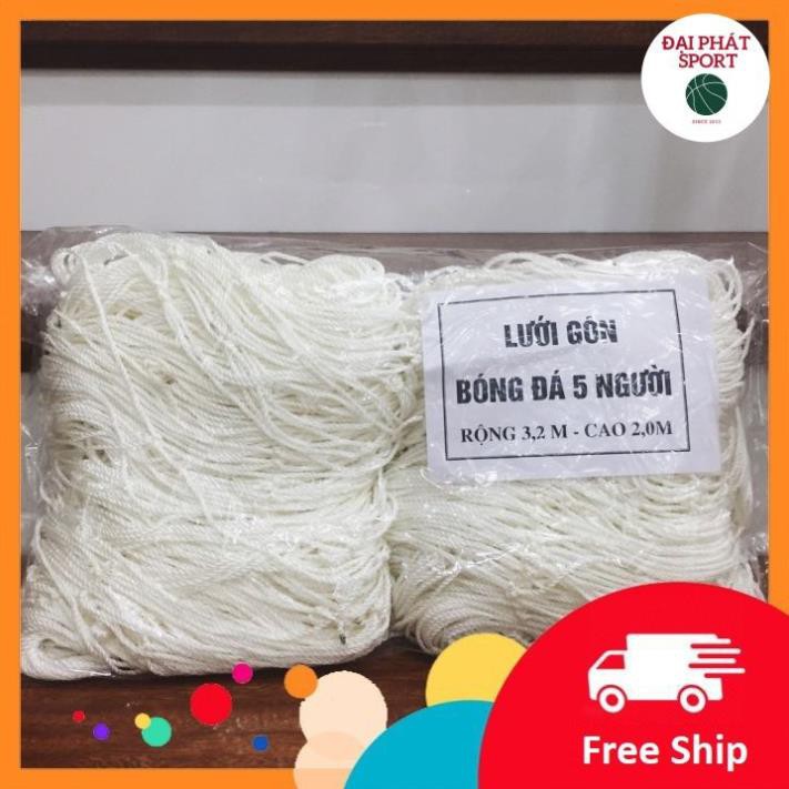 [Free Ship] Lưới gôn bóng đá [ SIÊU BỀN ] sân 5 người, 7 người, loại dù, bền đẹp chắc chắn