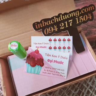 Nhận in thẻ tích điểm- dấu tích điểm In Bạch Dương