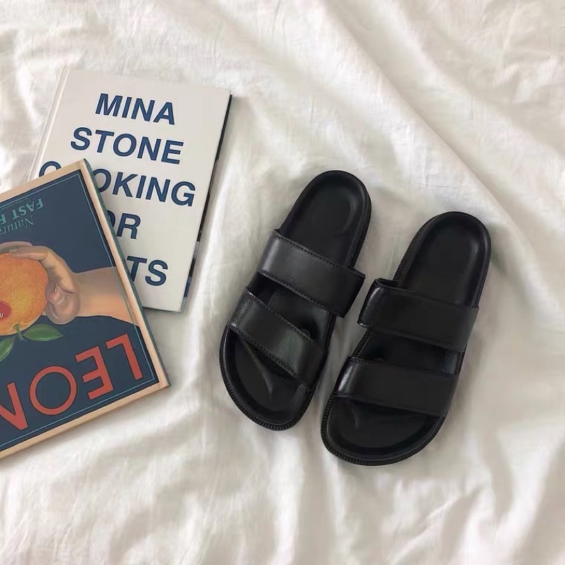 SẴN LẺ SIZE, IB SHOP TRƯỚC _ Dép ullzang quai ngang bản Hàn xinh xắn
