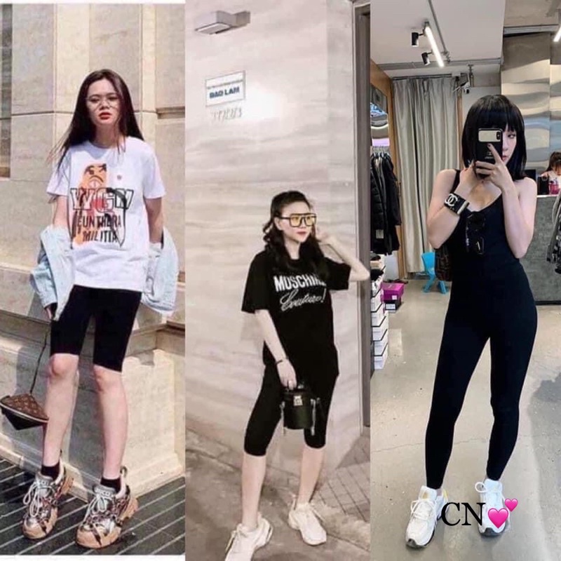 Quần legging nữ 3 dáng: trên gối - qua gối - dài