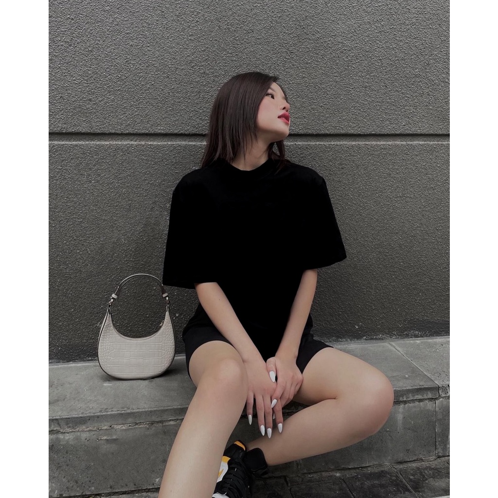 Áo Thun Trơn Basic Unisex 3 Màu- Áo Phông Tay Lỡ Nam Nữ 100% Cotton  - OCEAN.CLO