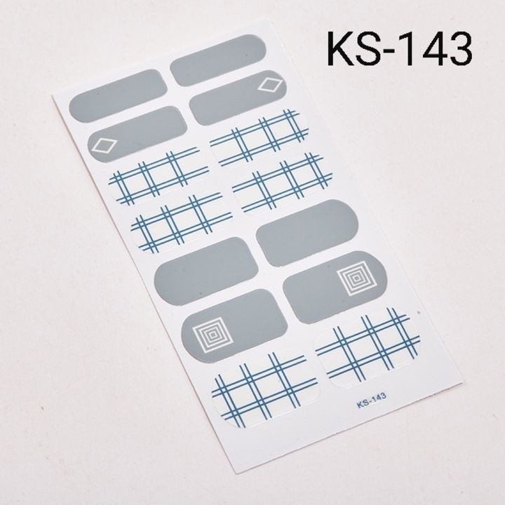 HOT Bộ 14 sticker dán móng tay 3D chống thấm nước phong cách hàn quốc