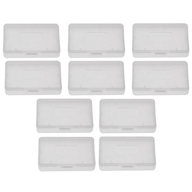 Set 10 hộp đựng thẻ game GBA Nintendo màu trong suốt tiện lợi