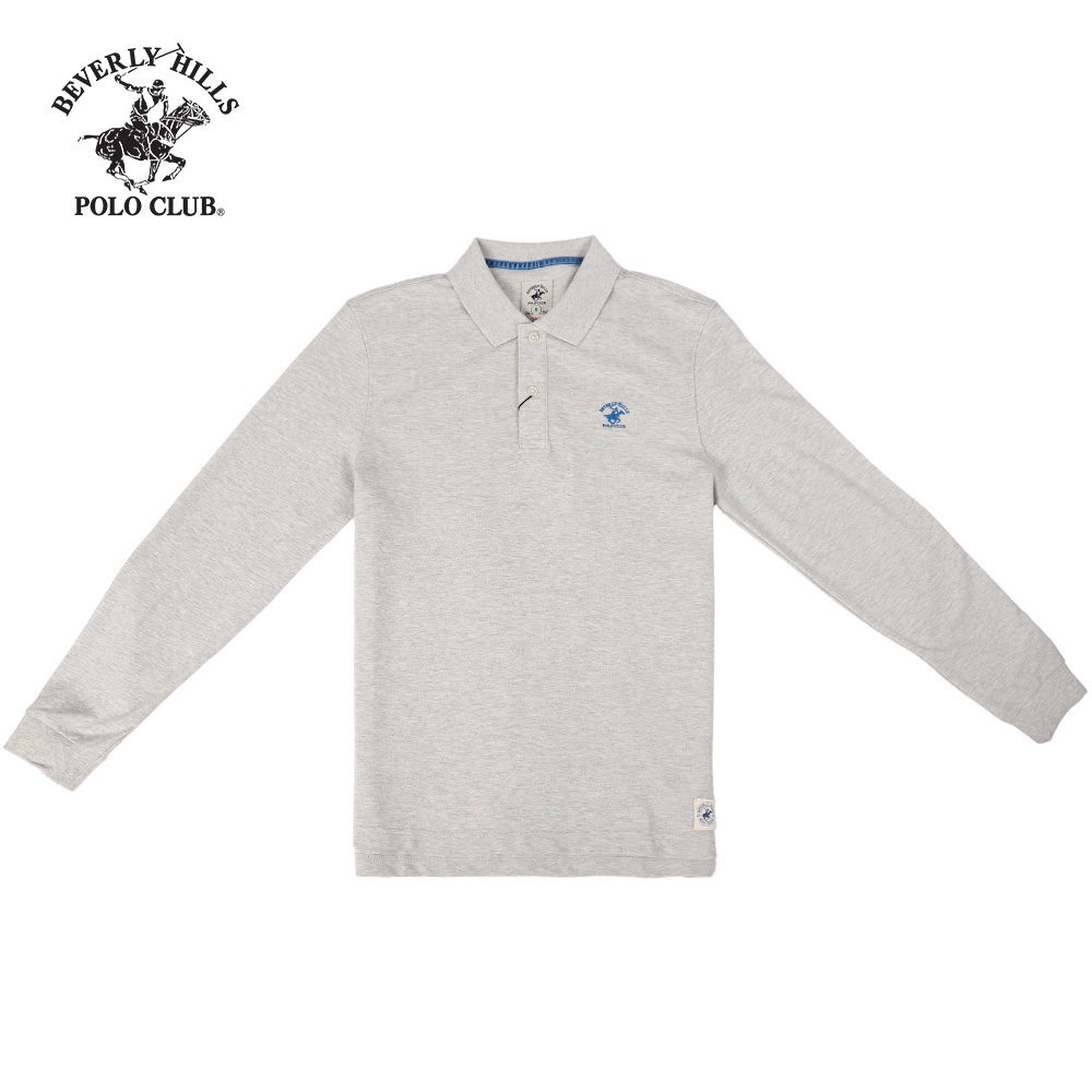 Beverly Hills Polo Club - Áo polo Ngắn tay Nam Regularfit Xám melange GML- BHPC PMRLS20TL102