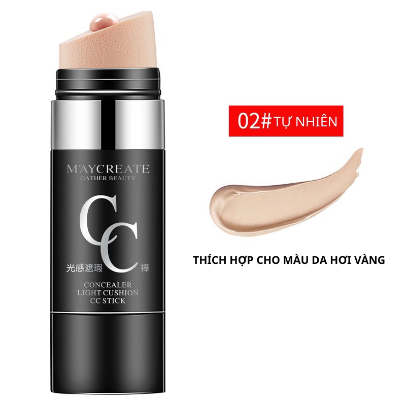 Kem nền che khuyết điểm CC Maycreate nội địa trung PRETTYMAX KN01