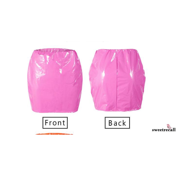 Chân váy da bóng bó sát gợi cảm nữ tính