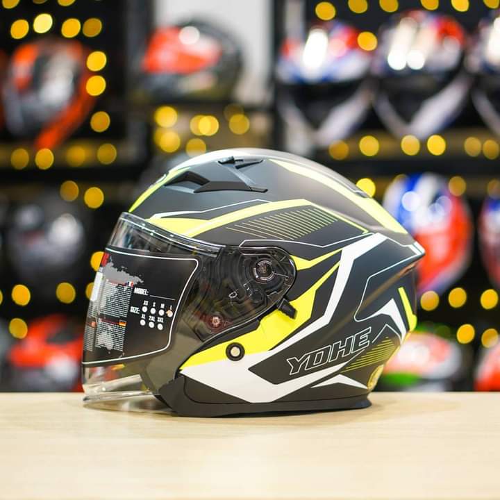 Mũ bảo hiểm 3/4 YOHE 878 cao cấp - Nón bảo hiểm chính hãng,(POC HELMETS VIỆT NAM )