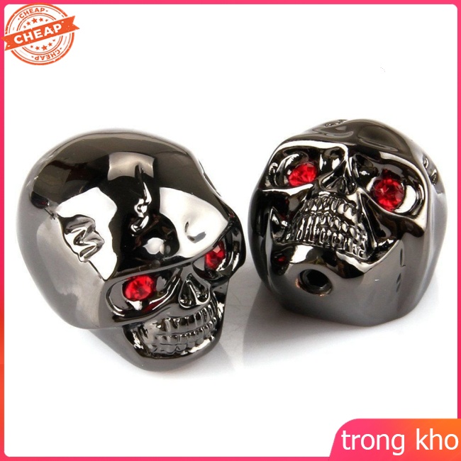 Set 4 núm vặn điều chỉnh âm lượng hình đầu lâu cho đàn guitar
