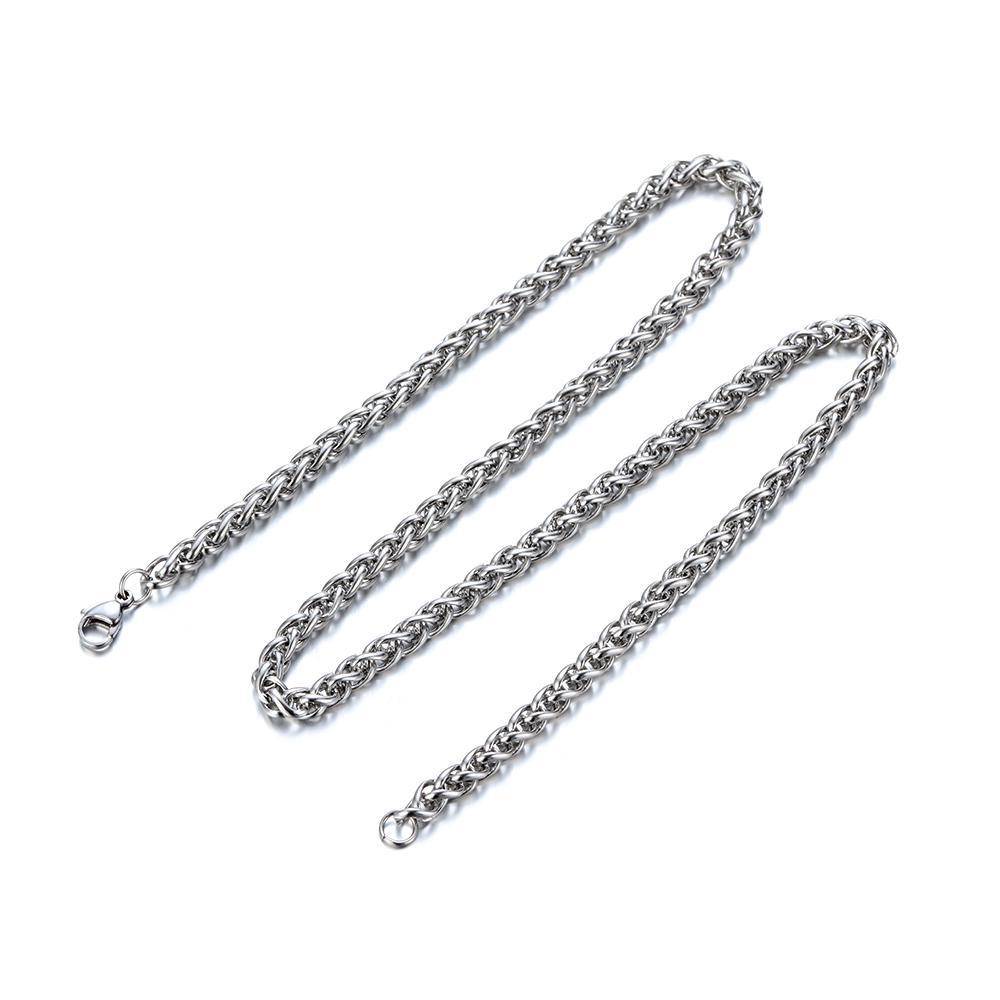 Dây Chuyền Lúa Mì 3 / 4 / 5 / 6MM|Vòng Cổ Choker Màu Sắc Cá Tính Hợp Thời Trang
