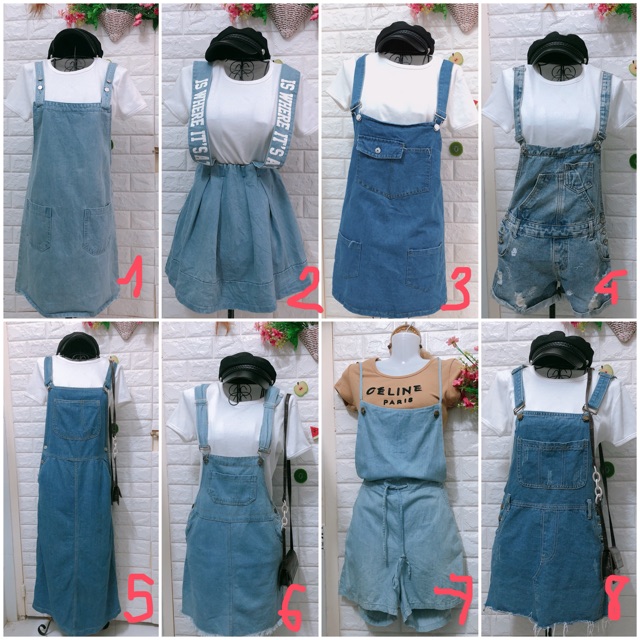 Yếm jeans Ulzzang xinh xẻo về hàng