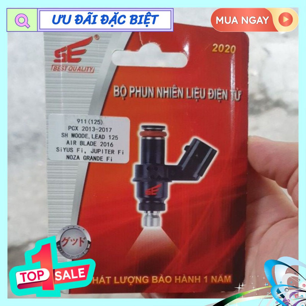 Kim phun xăng AB 125, Lead 125, SH mode, Vario 125, PCX 125, Sirius Fi, Jupiter Fi, nozza, Grande noza SHVN 125 AirBlade
