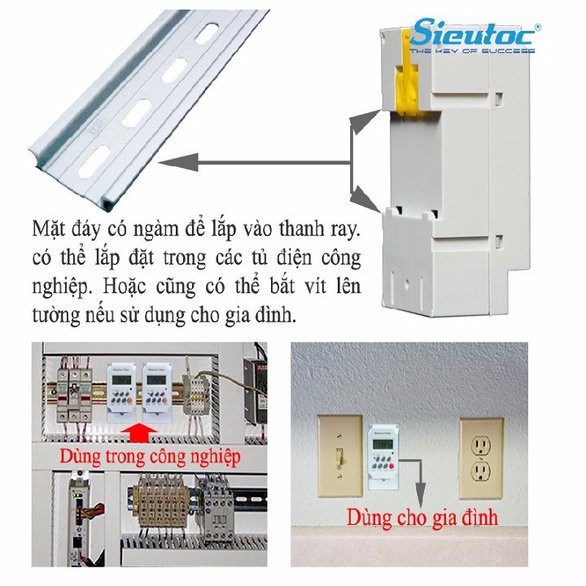 [5000W] Công Tắc Hẹn Giờ Điện Tử Công Suất Lớn 5000W TB35