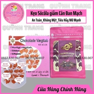 Kẹo Socola Giảm Cân( 7 viên ) Chính Hãng Đan Mạch Chokolade Vaegttab Slimming care