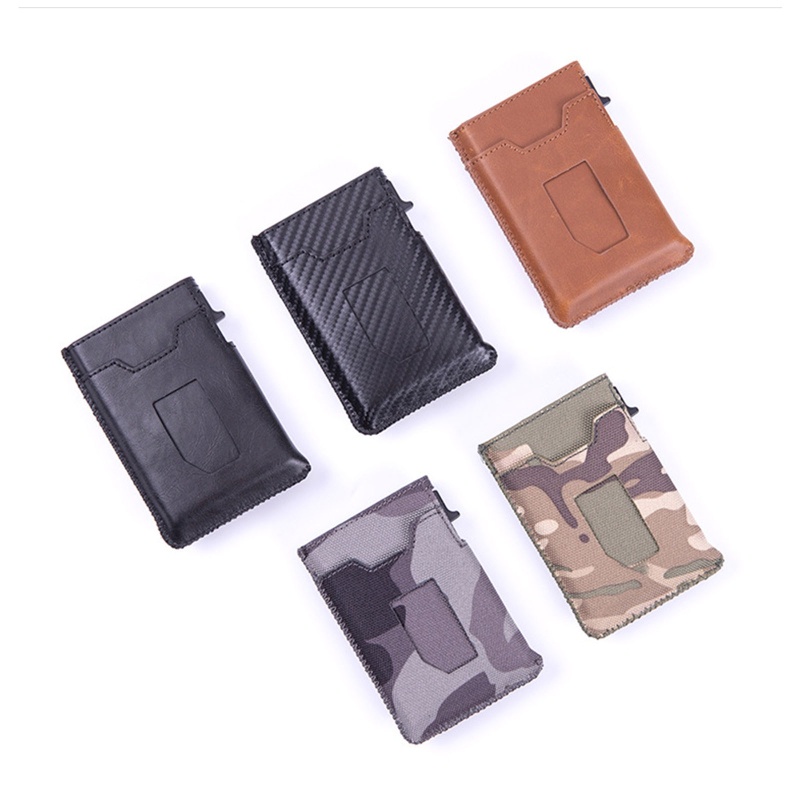 Ví Đựng Thẻ Tự Động RFID Bằng Kim Loại Tương Thích Với AirTag