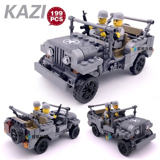 Đồ chơi  lắp ráp Xe Jeep quân đội