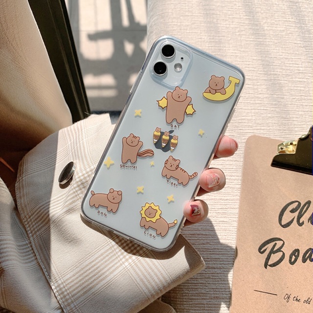 Ốp lưng iphone chống sốc Gấu Nâu 5/5s/6/6plus/6s/6s plus/6/7/7plus/8/8plus/x/xs/xs max/11/11 pro/11 promax/samsung | BigBuy360 - bigbuy360.vn