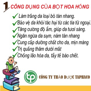 Bột hoa hồng nguyên chất Tấn Phát